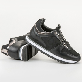 SDS Scarpe sportive nere nero 1
