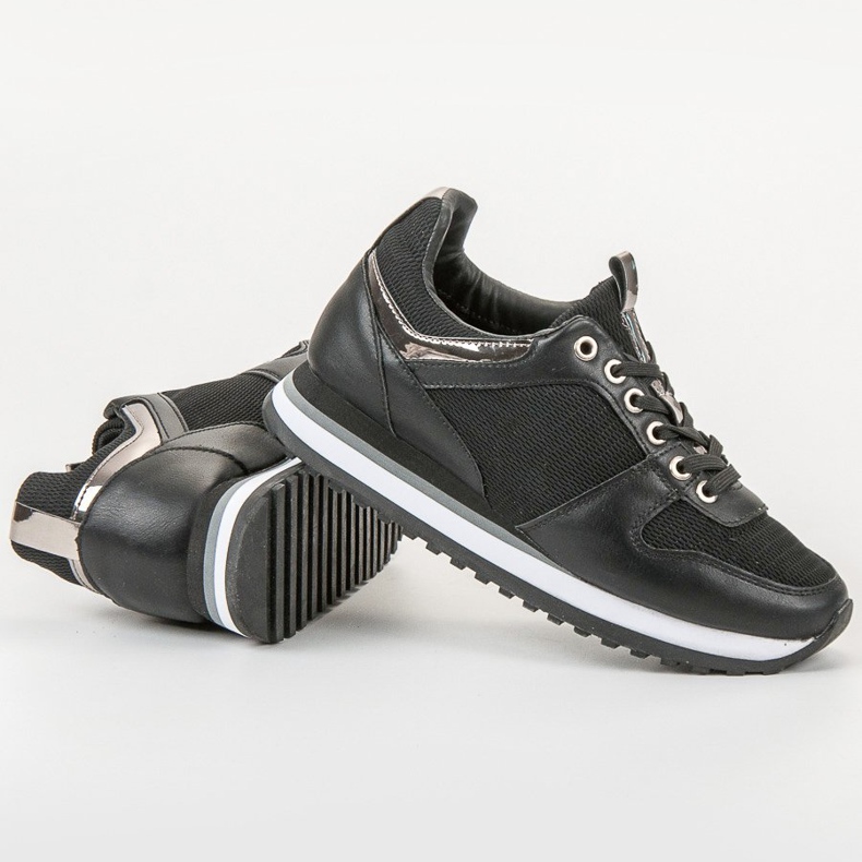 SDS Scarpe sportive nere nero 1