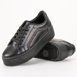 SHELOVET Scarpe sportive sulla piattaforma nero 1