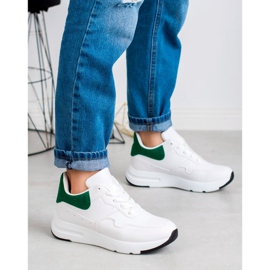 SHELOVET Scarpe da ginnastica bianche bianca 2