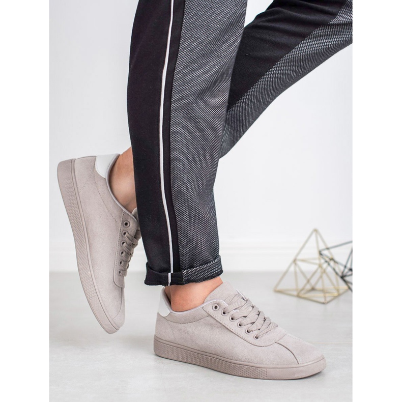 Ideal Shoes Scarpe stringate grigie grigio 1