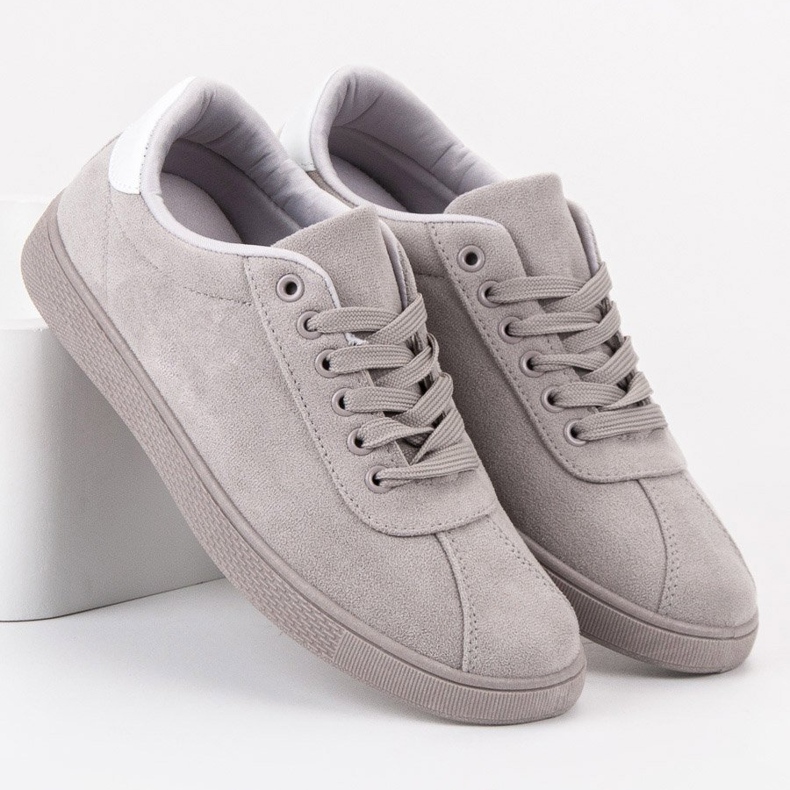 Ideal Shoes Scarpe stringate grigie grigio 2