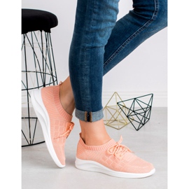 Ideal Shoes Calzature sportive in tessuto rosa 1