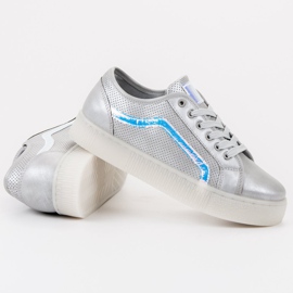 SHELOVET Scarpe casual da donna grigio 1