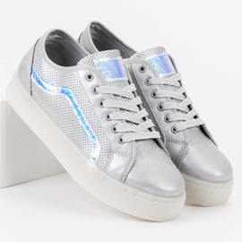 SHELOVET Scarpe casual da donna grigio 2