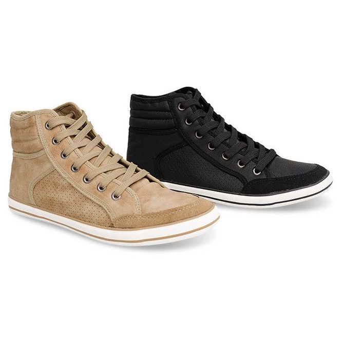 501 Sneakers boxer alte color cammello marrone 1