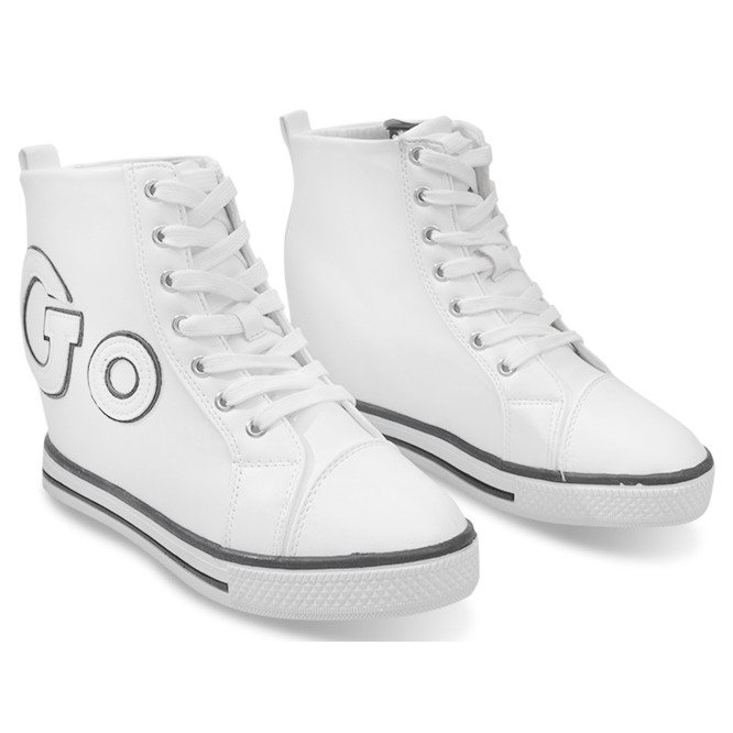 Sneakers alla moda Go GFA108 bianche bianco 1