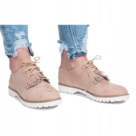 Mocassini beige con frange Crushing Hard 2