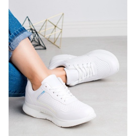SHELOVET Scarpe sportive da donna bianca 2