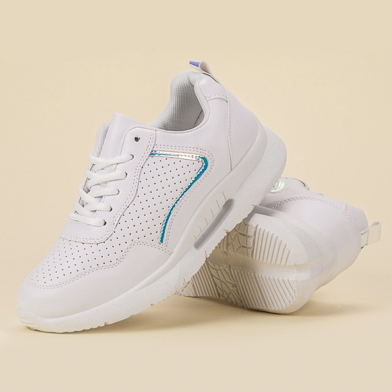 SHELOVET Scarpe sportive da donna bianca 1