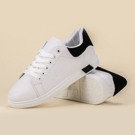 Ideal Shoes Scarpe sportive da donna bianco 1