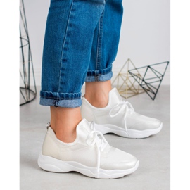SHELOVET Scarpe sportive slip-on bianco 2