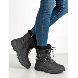 Arrigo Bello Stivali da neve caldi nero 1