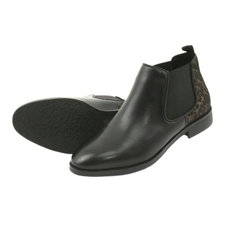 Caprice Stivali da donna in pelle 25327 Nero 5