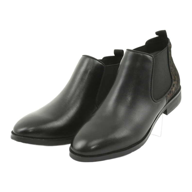 Caprice Stivali da donna in pelle 25327 Nero 3