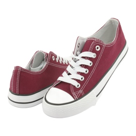 Sneakers stringate Atletico CNSD-1 bordeaux bianco multicolore 3