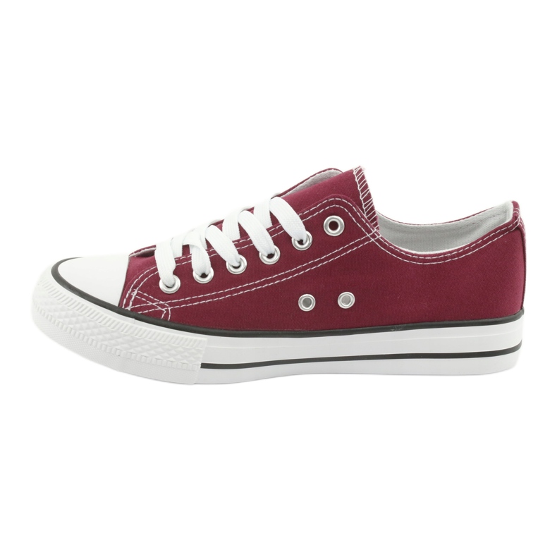 Sneakers stringate Atletico CNSD-1 bordeaux bianco multicolore 2