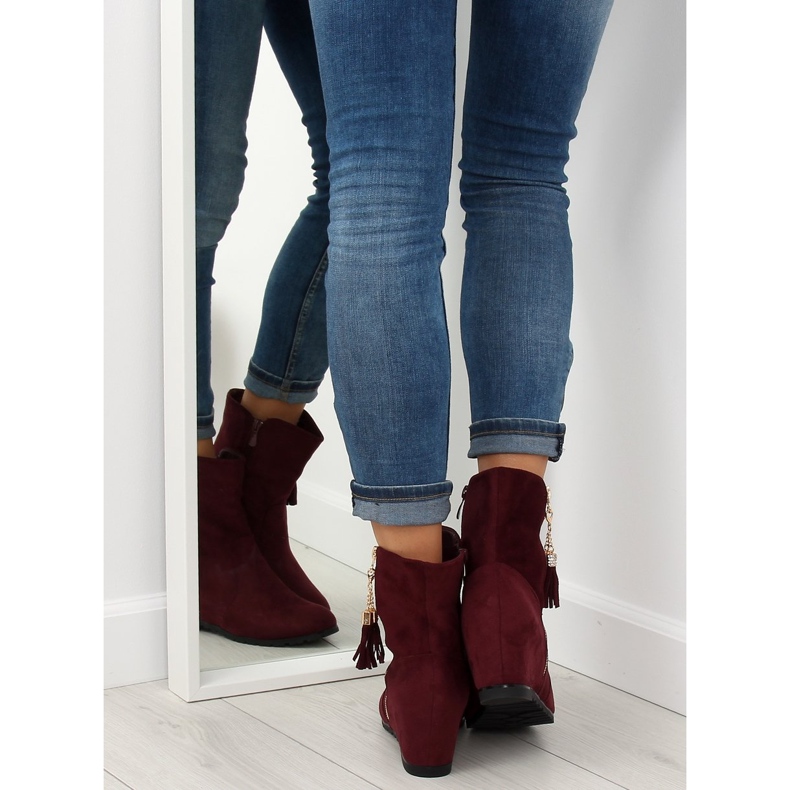 Stivali bordeaux AB02-36 Winered rosso 1