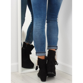 Nero Nero Stivali con zeppa AB02-36 Nero 1