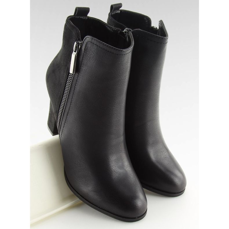 Stivali neri con tacco alto Z191 Black nero 1