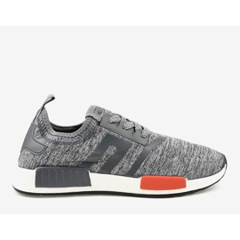 Scarpe sportive grigie MD01A-3 grigio 2