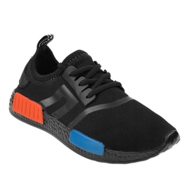 Scarpe sportive nere MD01B-2 nero 1