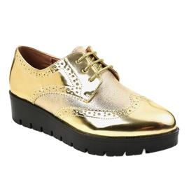 Scarpe stringate TL-60 dorate d'oro 1