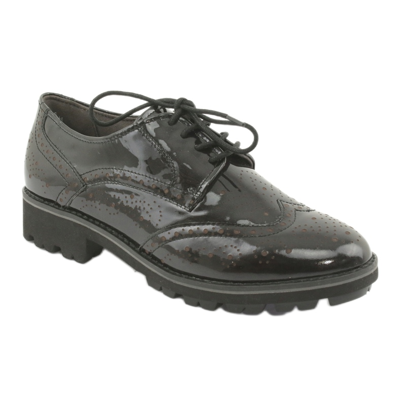 Scarpe stringate oxford Caprice 23701 nero multicolore 1