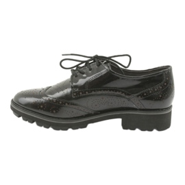 Scarpe stringate oxford Caprice 23701 nero multicolore 2