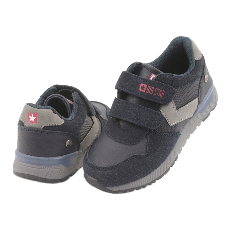 Big Star Scarpe sportive per bambini in velcro 374084 blu blu navy 4