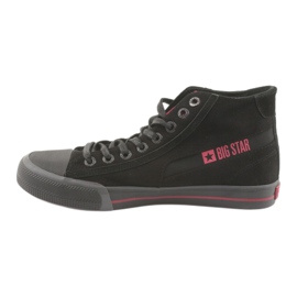 Sneaker nere maschili di Big Star 174084 nero 2