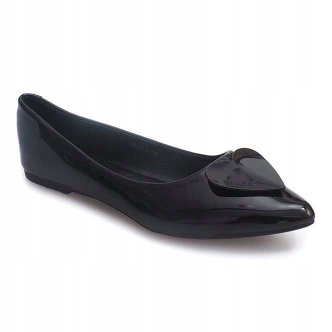 Ballerine Laccate Con Cuori 4003 Nero 1