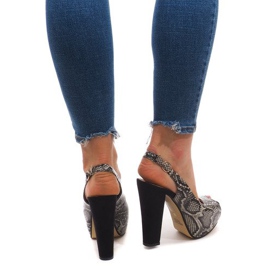 Sandali On A Bar SK009 Nero 1