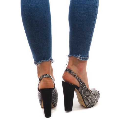 Sandali On A Bar SK009 Nero 1