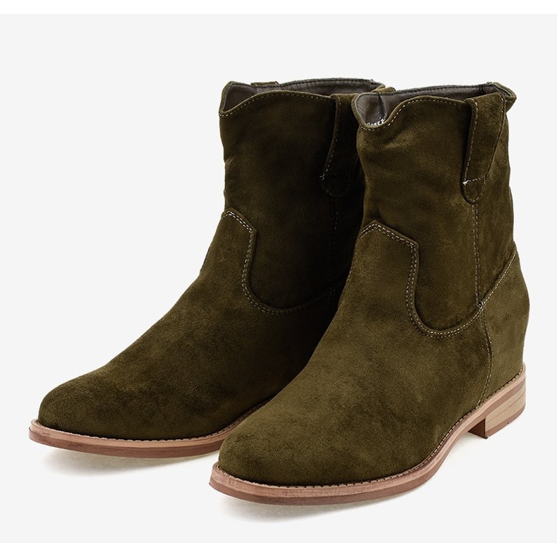 NC837 slip-on in camoscio verde 2