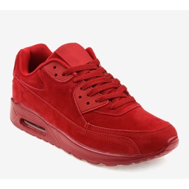 Scarpe sportive rosse da uomo 55109-2 rosso 1