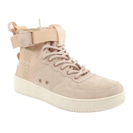 Sneaker di eco-chilometro High Star Big Star 274658 POLLA POLVERE rosa 1