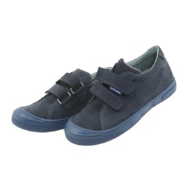 Scarpe da bambino, velcro Mazurek 1267 blu navy 3