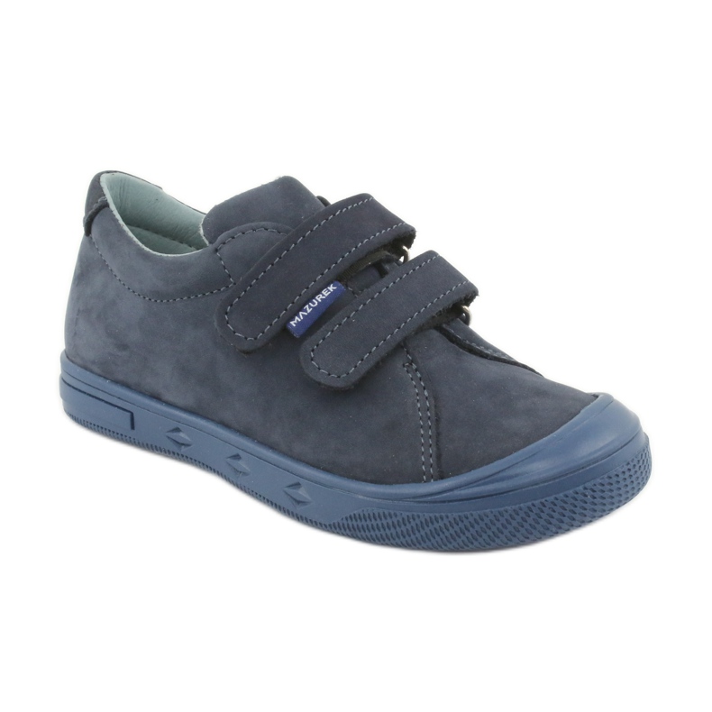 Scarpe da bambino, velcro Mazurek 1267 blu navy 1