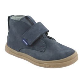 Stivali con velcro Mazurek 106 blu navy 1