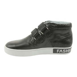 Mazurek Scarpe per bambini in pelle nera nero 2