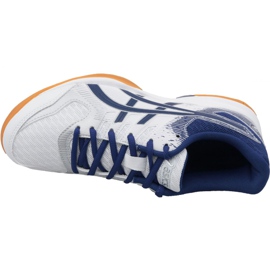Asics Gel-Rocket 9 W 1072A034-102 scarpe da pallavolo bianca bianca 2