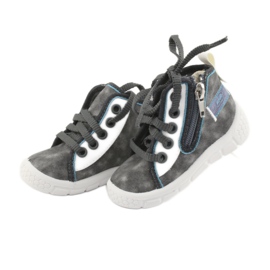 Scarpe per bambini Befado 547P001 bianca blu grigio 3