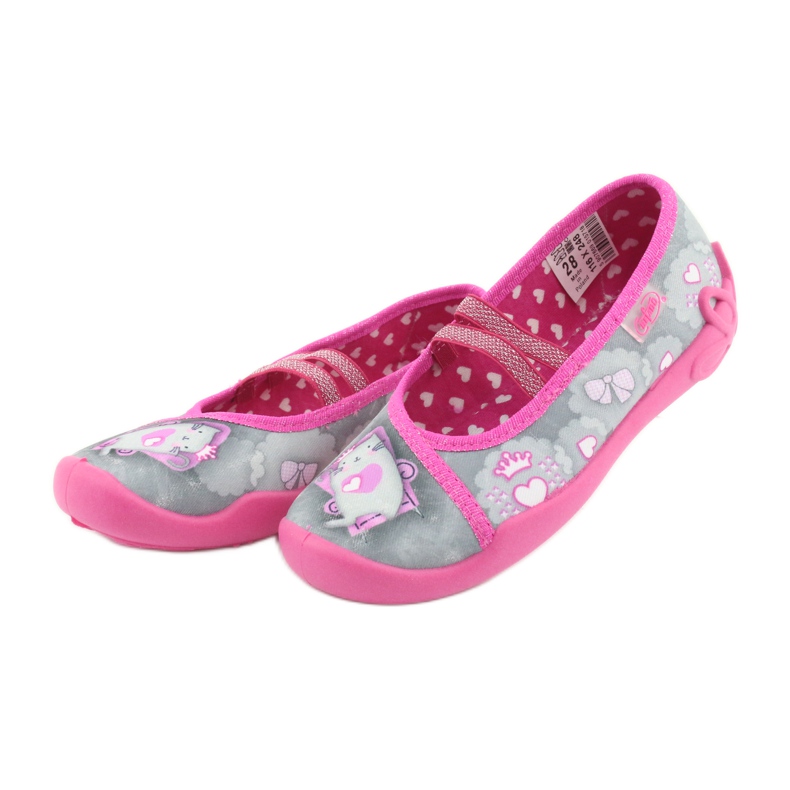 Scarpe per bambini Befado 116X248 rosa grigio 3