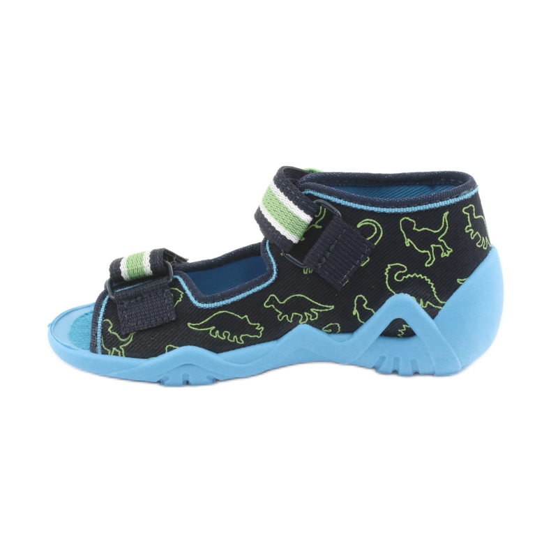 Scarpe da bambino Befado verde 250P088 blu navy blu 2