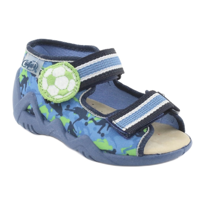 Scarpe da bambino Befado gialle 350P002 blu verde 1