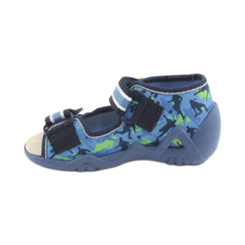 Scarpe da bambino Befado gialle 350P002 blu navy blu verde 2