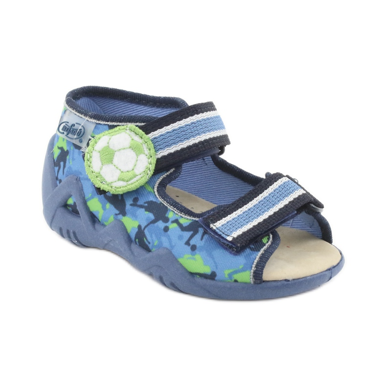 Scarpe da bambino Befado gialle 350P002 blu navy blu verde 1