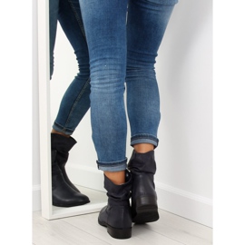 Stivali blu navy da donna 1127-PA DK.BLUE 2