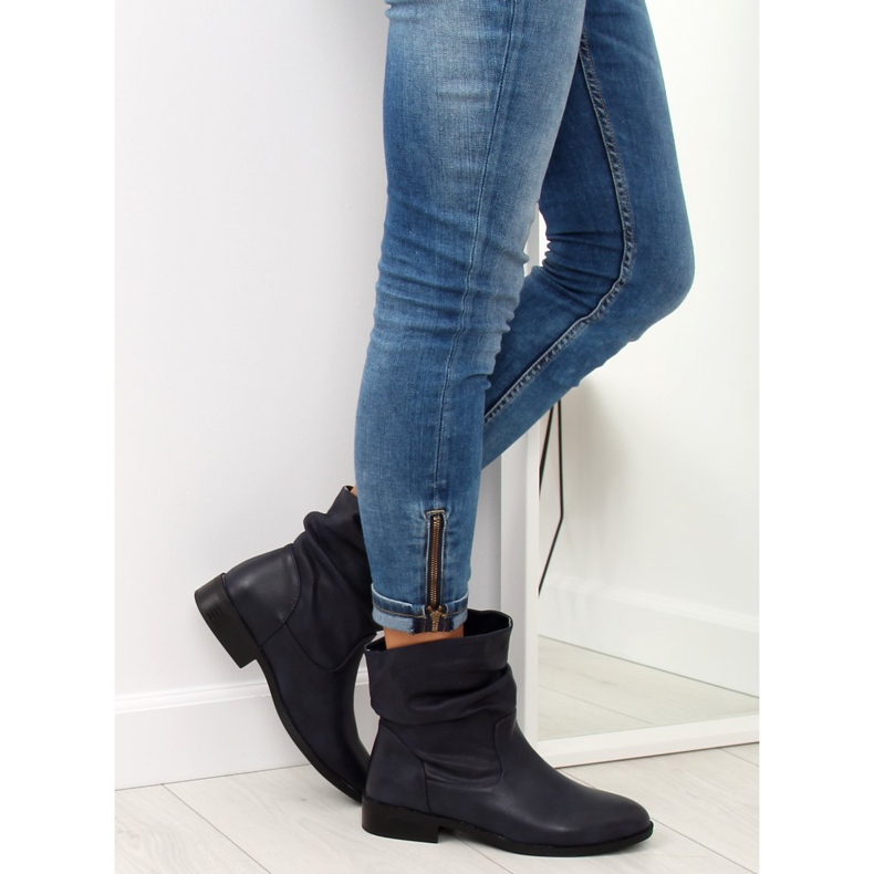 Stivali blu navy da donna 1127-PA DK.BLUE 1